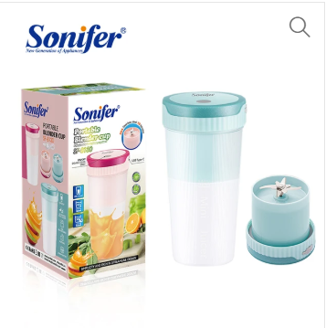 Sonifer SF-8130 multi-function custom Portable mixer Usb Type-C Blender cup ice portable mini cup juicer for travel home use