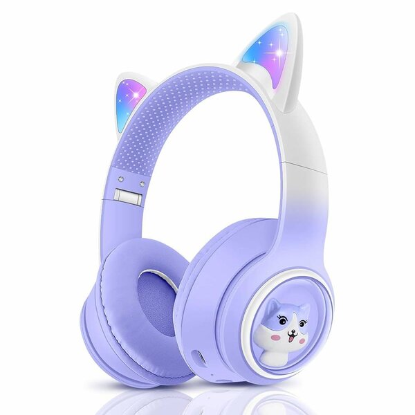 Casque Bluetooth Enfants Oreilles Chat