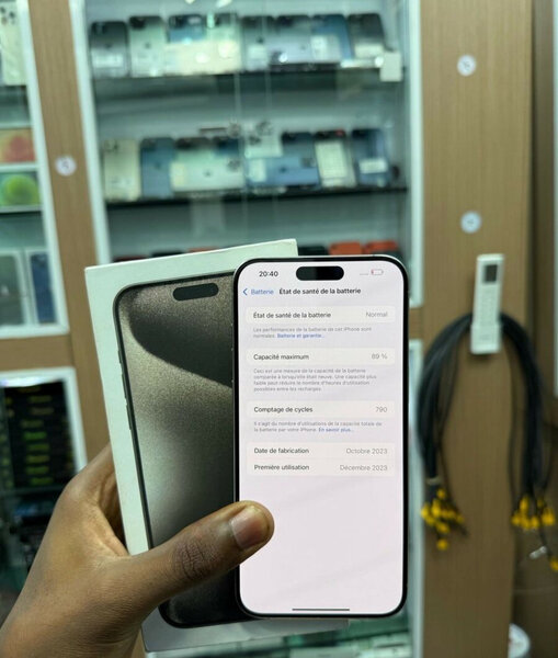 iPhone 15Pro Max 512GB Argent