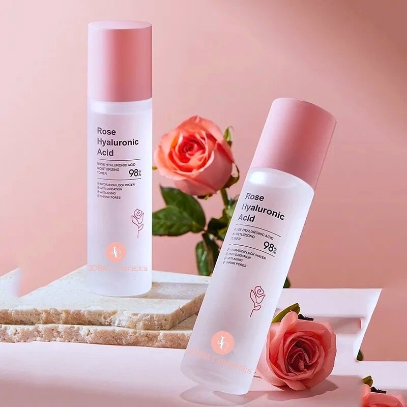 Rose hyaluronic acid toner