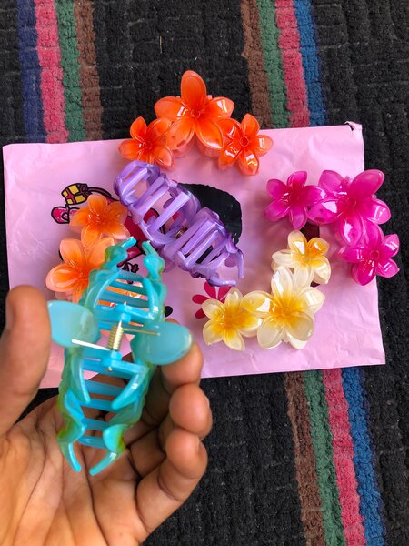 Pinces à cheveux florales