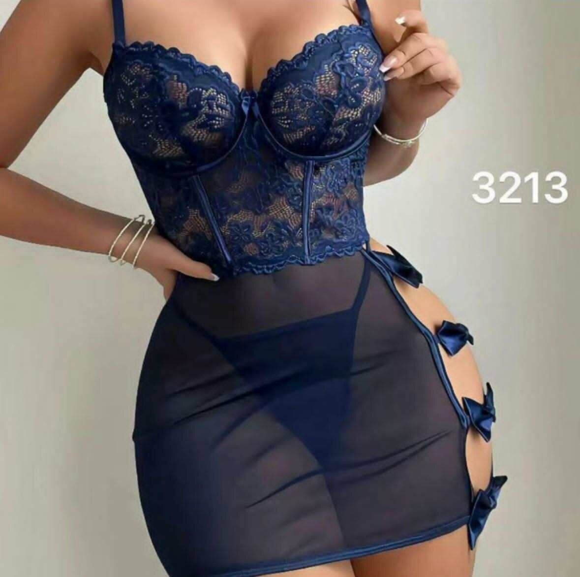 Ensemble lingerie dentelle sexy