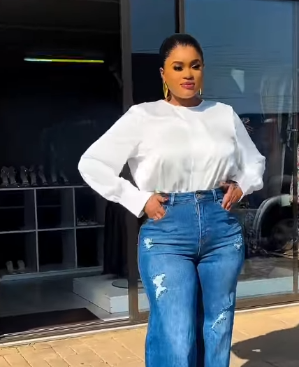 Women's white blouse