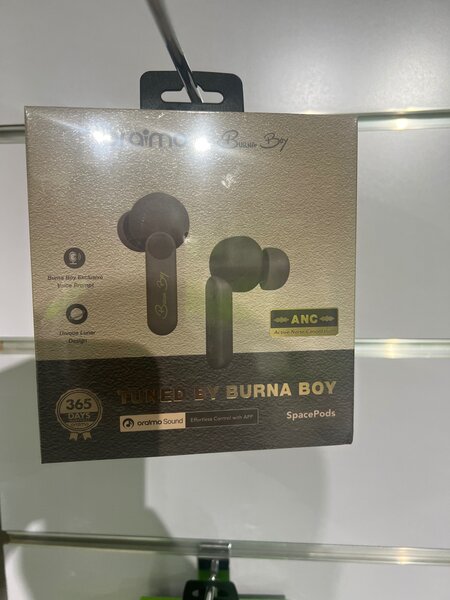 oraimo SpacePods x Burna Boy ANC True Wireless Earbuds