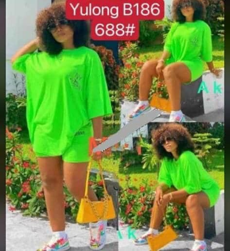 Lovely women summer wear, Top and short for outdoor occasion