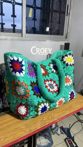 Sac granny au crochet