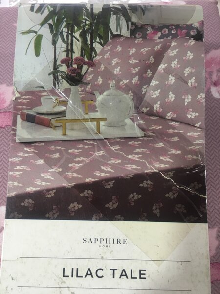 King Export Sapphire Bedsheets Cotton Satin