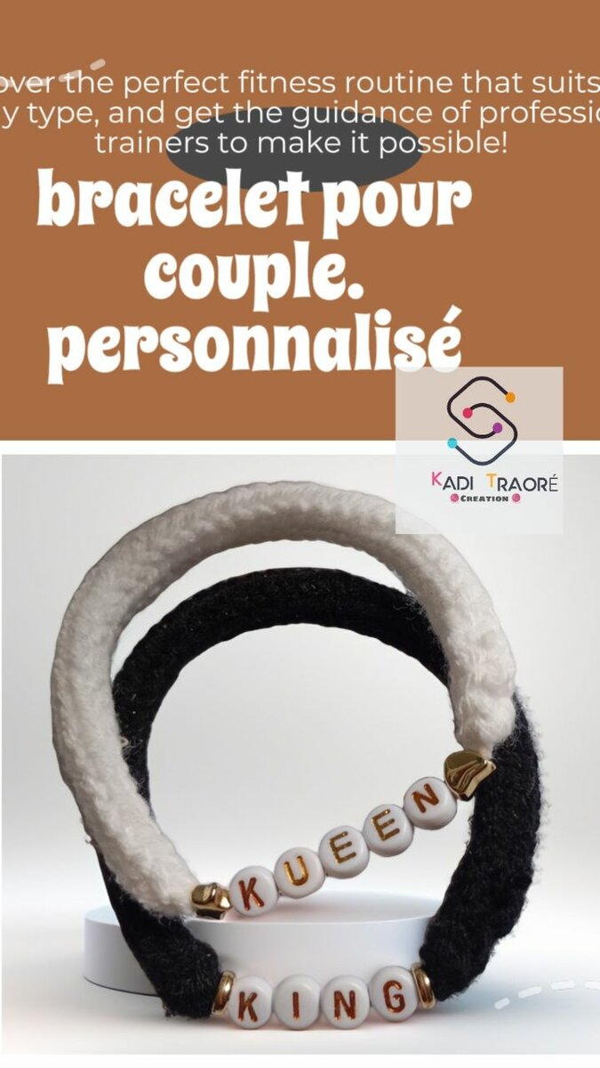 Bracelet Couple Personnalisé