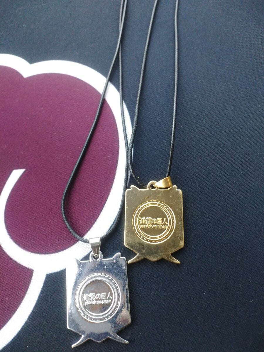 Attack on titan necklaces