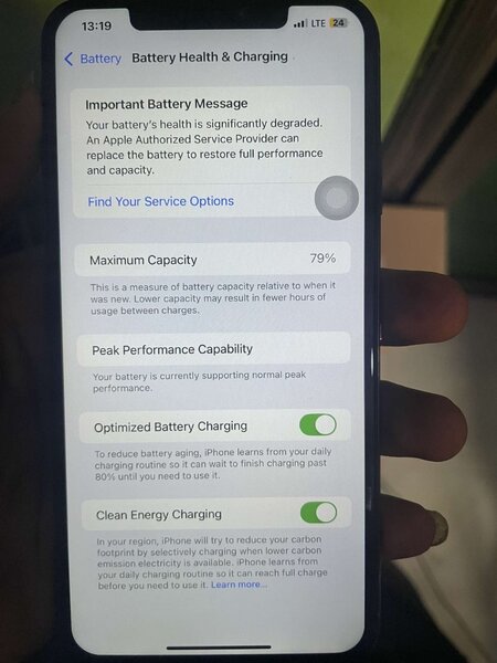 iPhone xsmax 256 gig, Face ID error everything else works