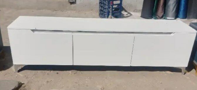 Pedestal with 3 compartments, white