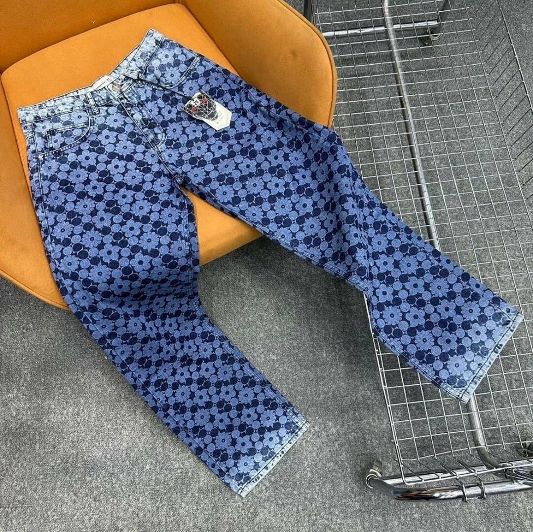 Jeans motifs tendance hommes