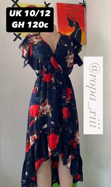 Maricruz styled flowered dress