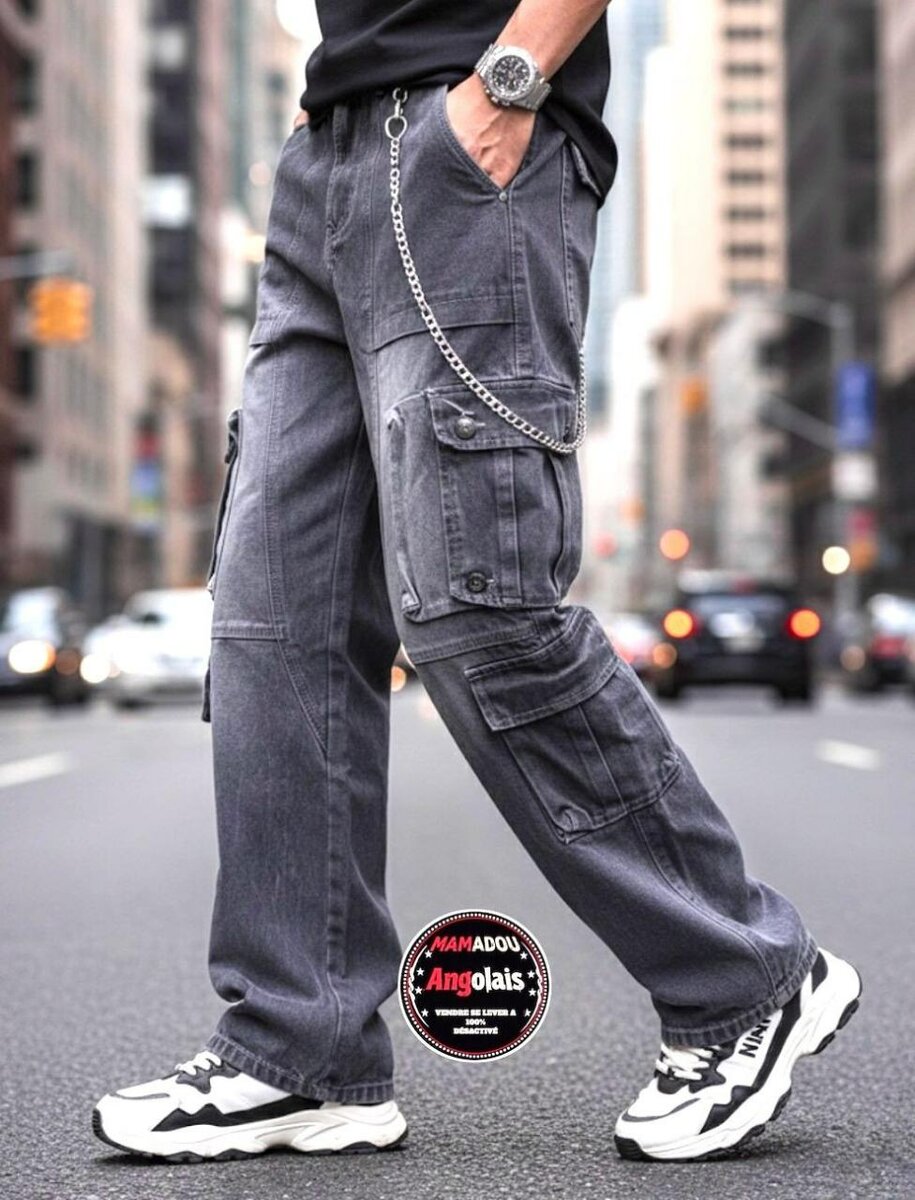 Pantalons Cargo Streetwear Homme