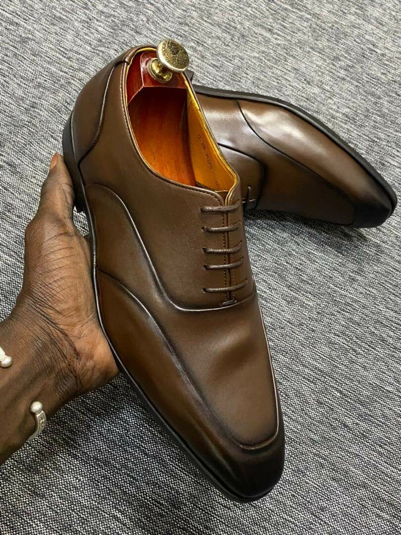 Chaussures Derby en Cuir Élégant