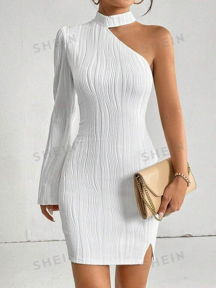 Robe élégante fendue