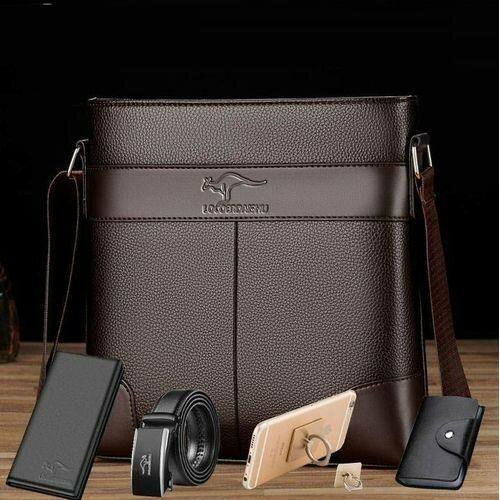 Sac bandoulière en cuir homme