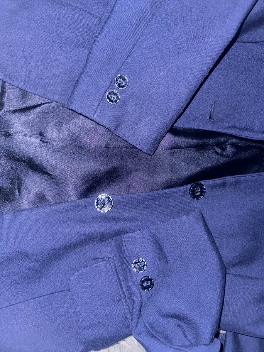 Navy blue office jacket size medium