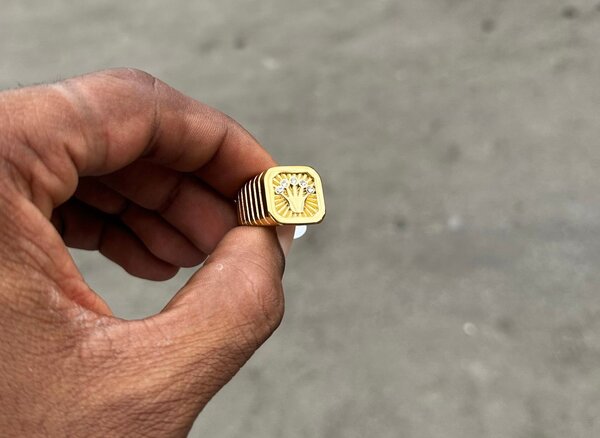 Bague en inox élégante