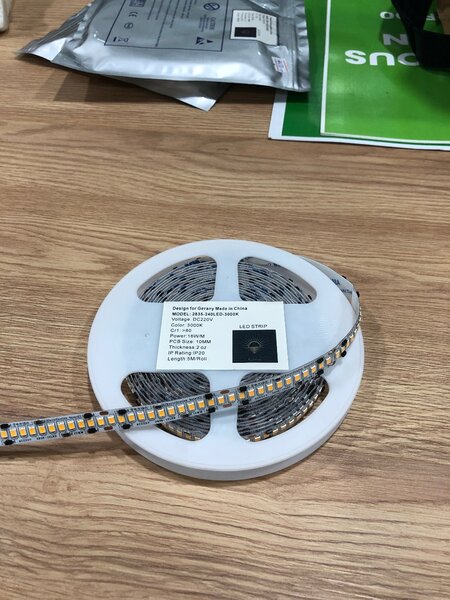 220V LED Strip Light 3000K, 4500K, 6000K