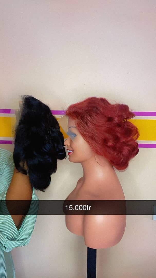 Bouncy orangée et noire