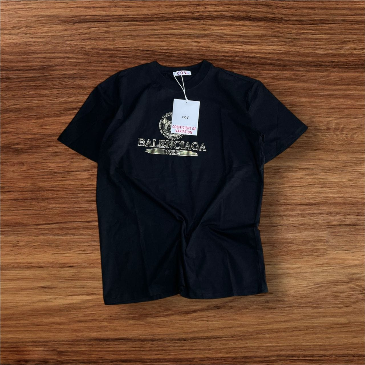 t-shirt black with balenciaga print