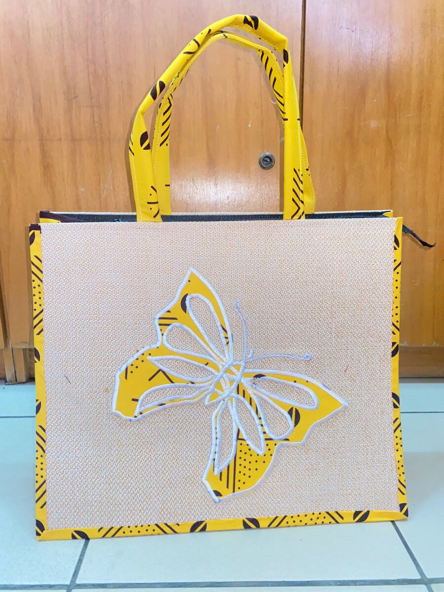 Sac Cabas Embroidered Coloré