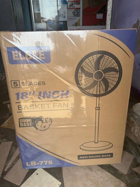Elbee 5 Blades 18 Inch Basket Fan Strong Base