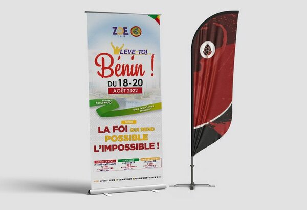 Ensemble de bannières publicitaires