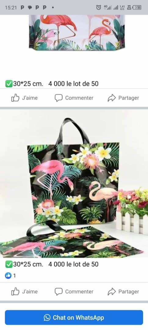Sac emballages plastique lot de 50
