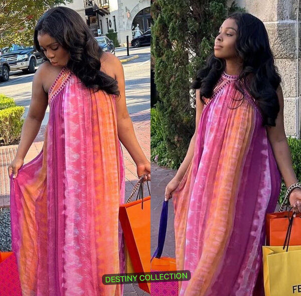 Robe longue d'été bohème