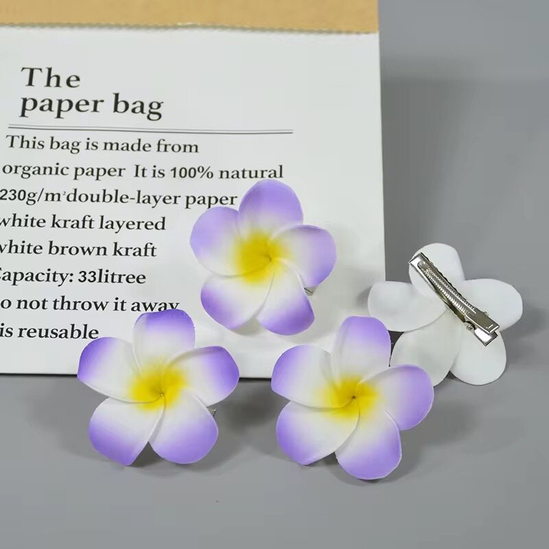 Barrettes Fleurs Tropicales