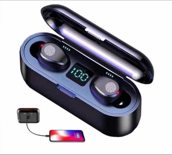 Bluetooth with PowerBank tws F9 Black