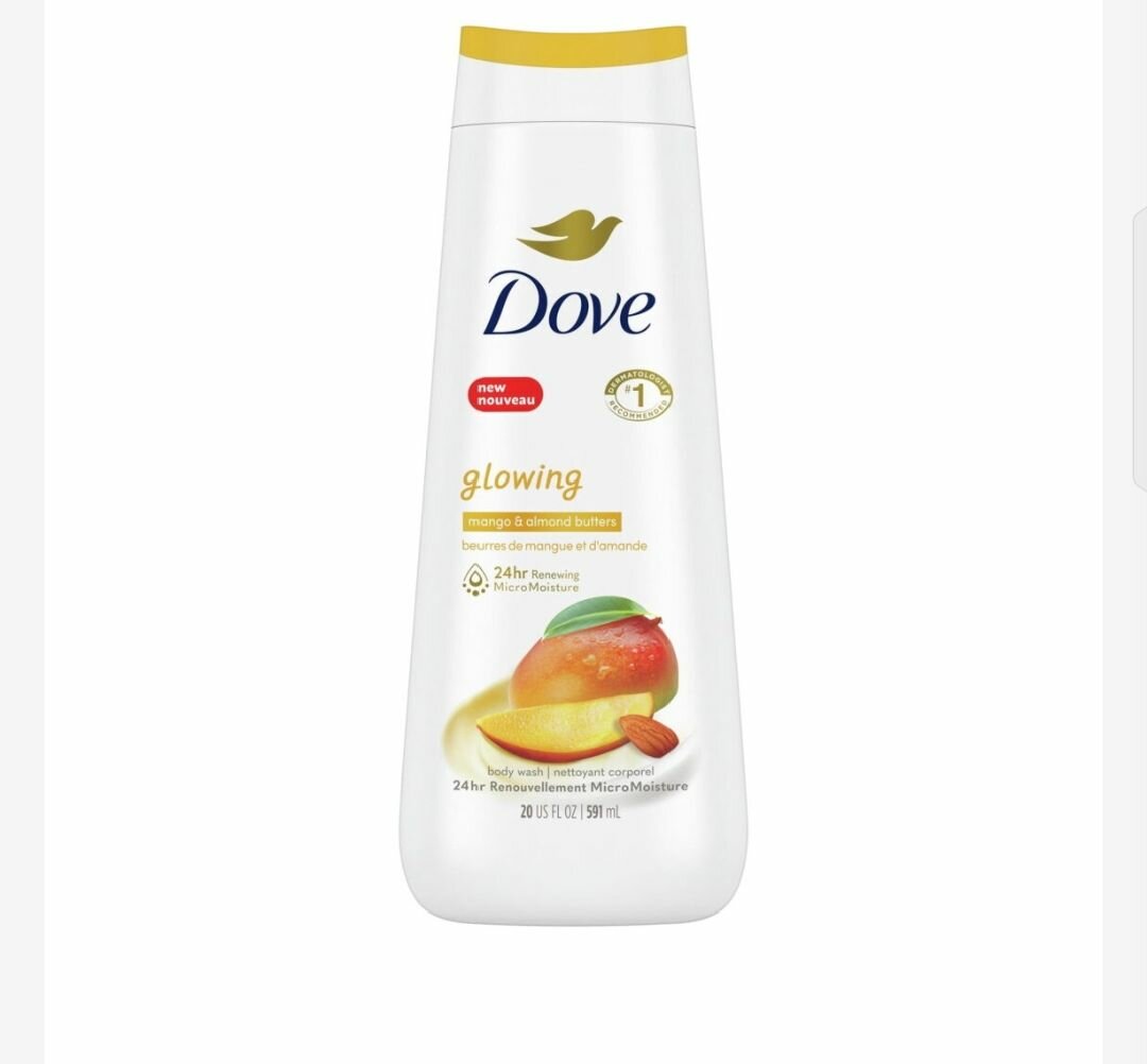 Dove Glowing Body Wash Mango and Almond Butter 20 oz