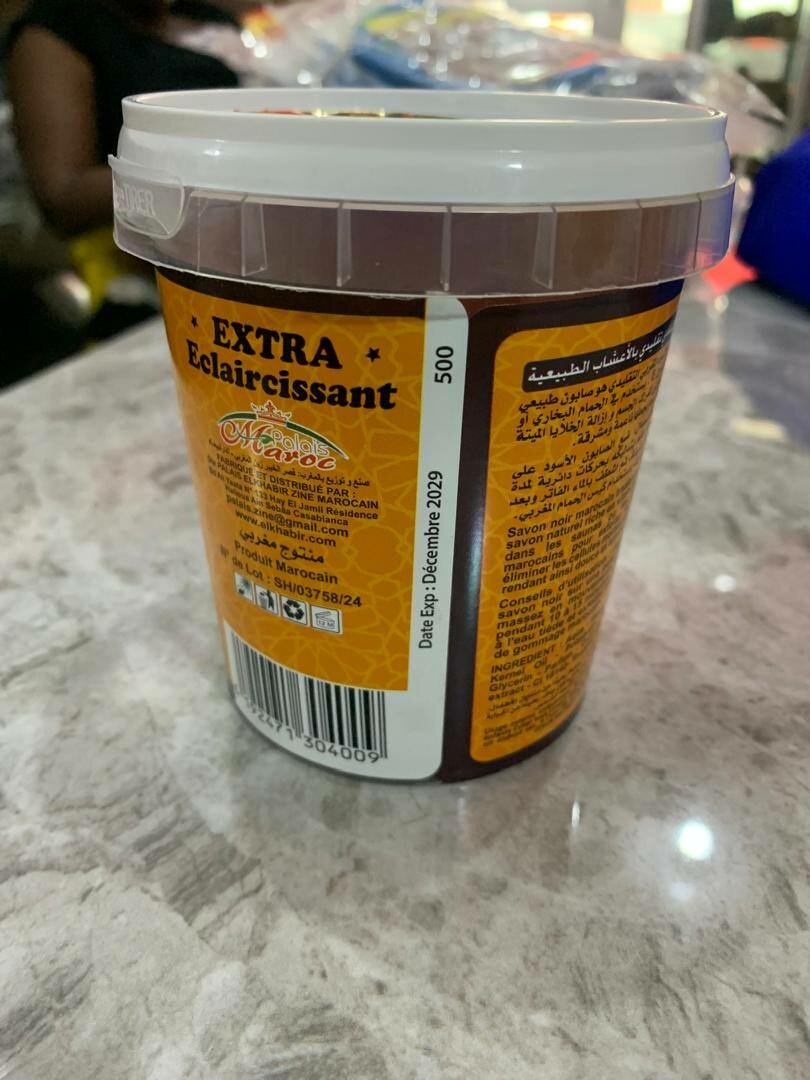 Savon Noir Curcuma grand