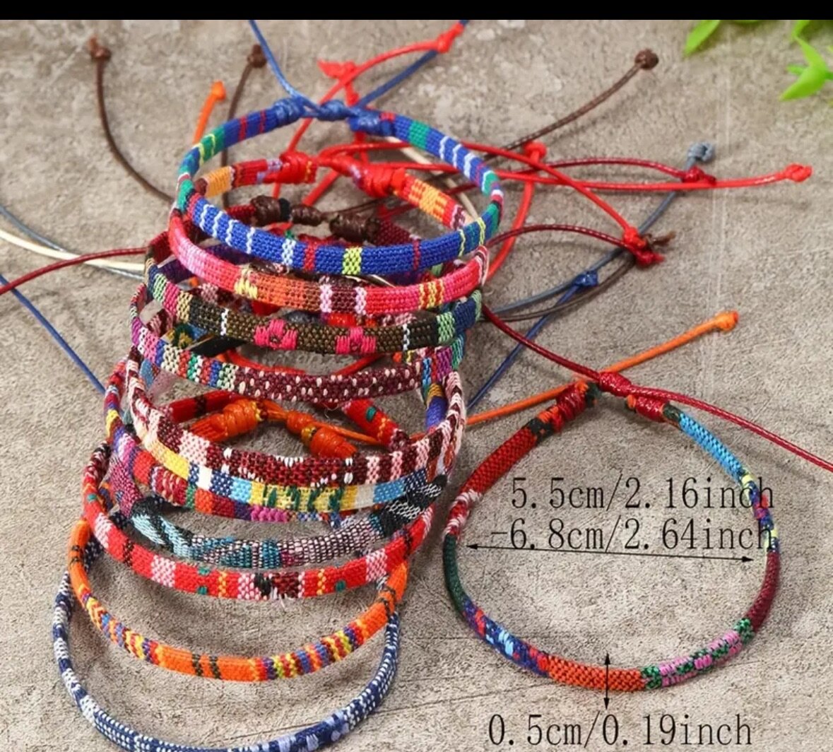 Bracelets bohèmes ethniques