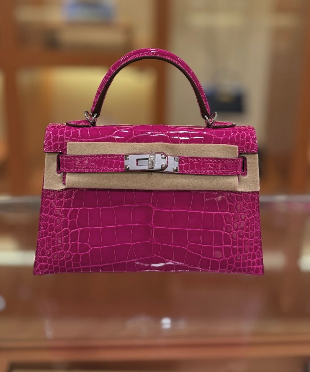 Sac à main en cuir exotique