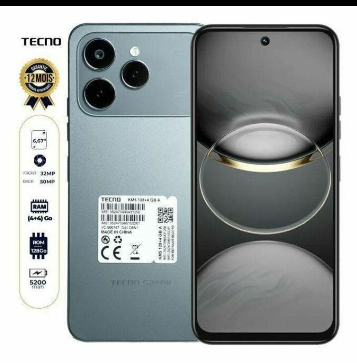 TECNO Spark 128 Go Débloqué