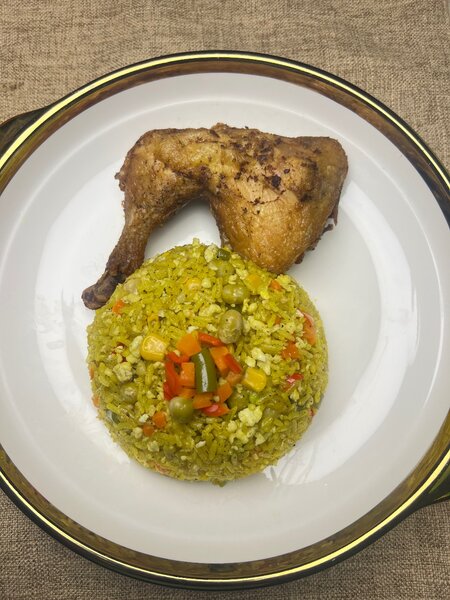 RIZ CANTONAIS + POULET FRIT