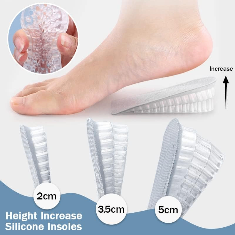 3-Layer Height Increase Gel Heel Pads