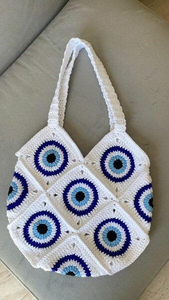 Sac crochet bohème
