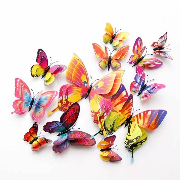 3D Butterflies Wall Decor