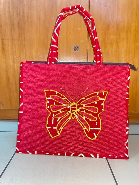 Sac Cabas Embroidered Coloré