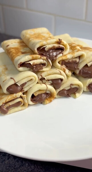 Crêpes au chocolat