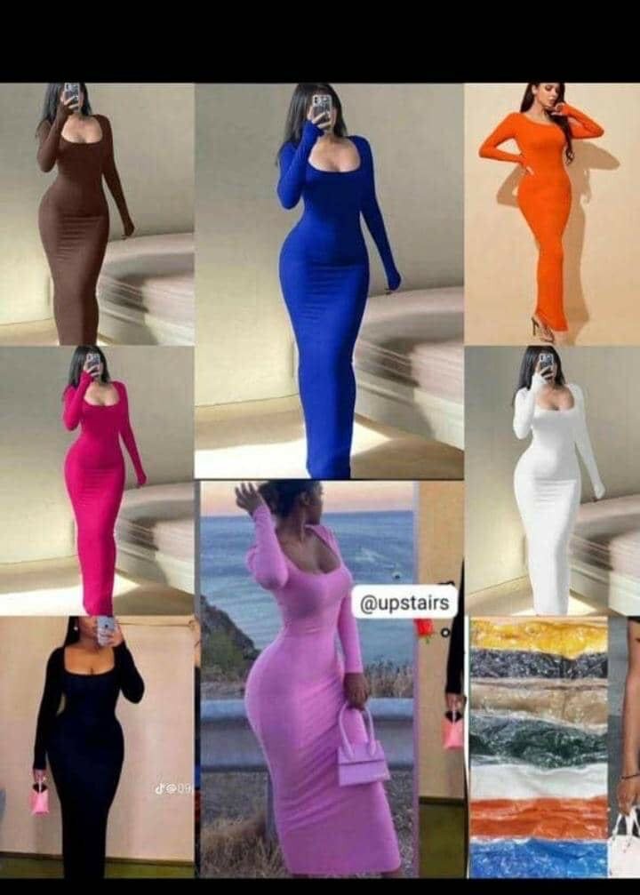 Robe longue moulante élégante