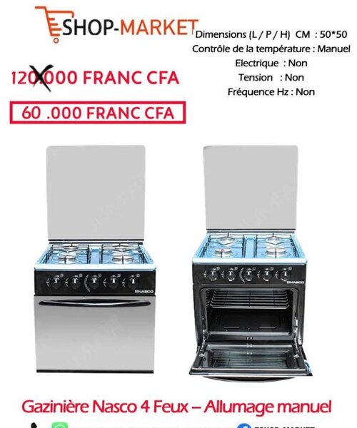 Cuisinière en foux