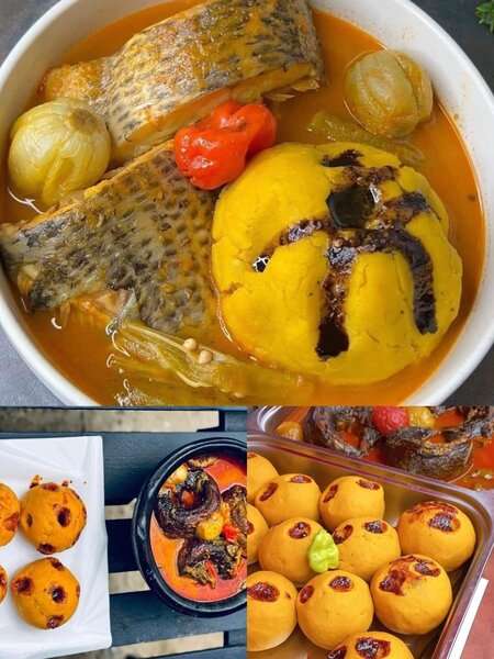 Ragoût de Poisson et Fufu