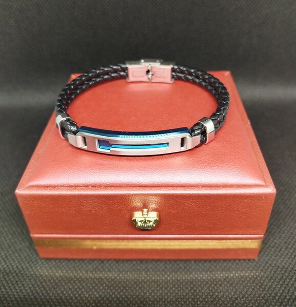 Bracelet en cuir homme élégant