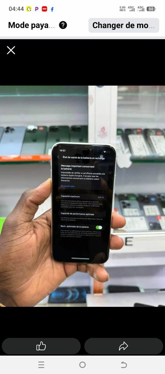 iPhone XR Blanc - 64 Go