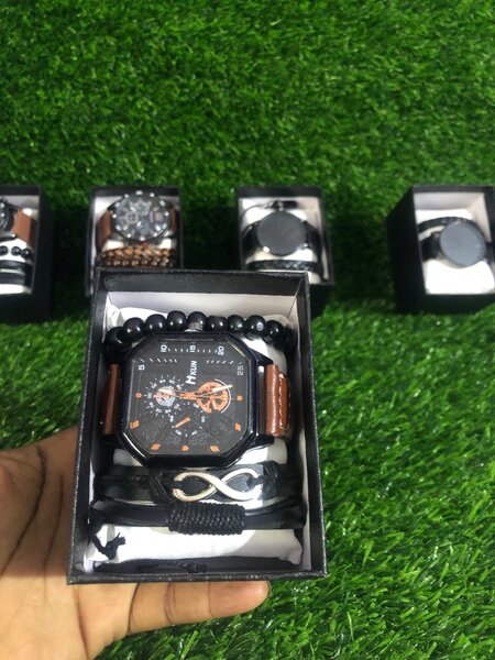 Montre Homme Bracelet En Cuir